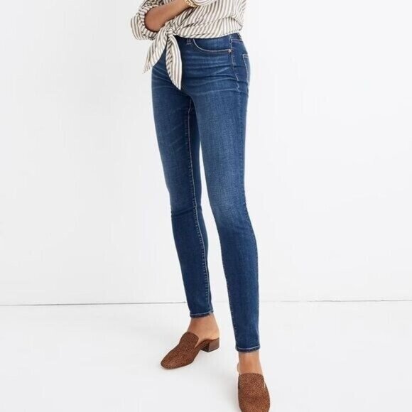 Madewell Curvy High-Rise Skinny Jeans in Hayes Wash Size 24 - Picture 1 of 14